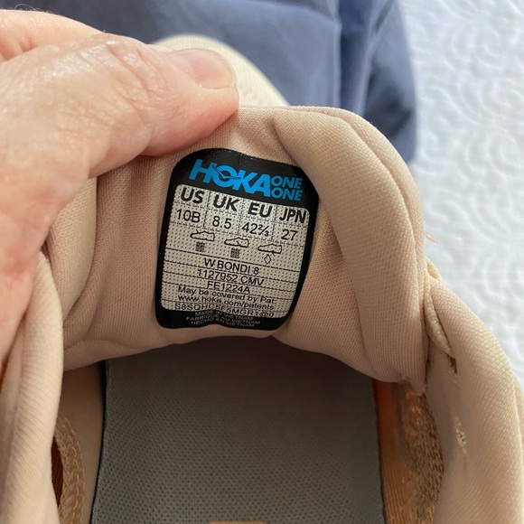 Hoka One Bonde 8 Running Shoes Athleisure, Gorpcore, Actve, Sporty Chic - Picture 7 of 9